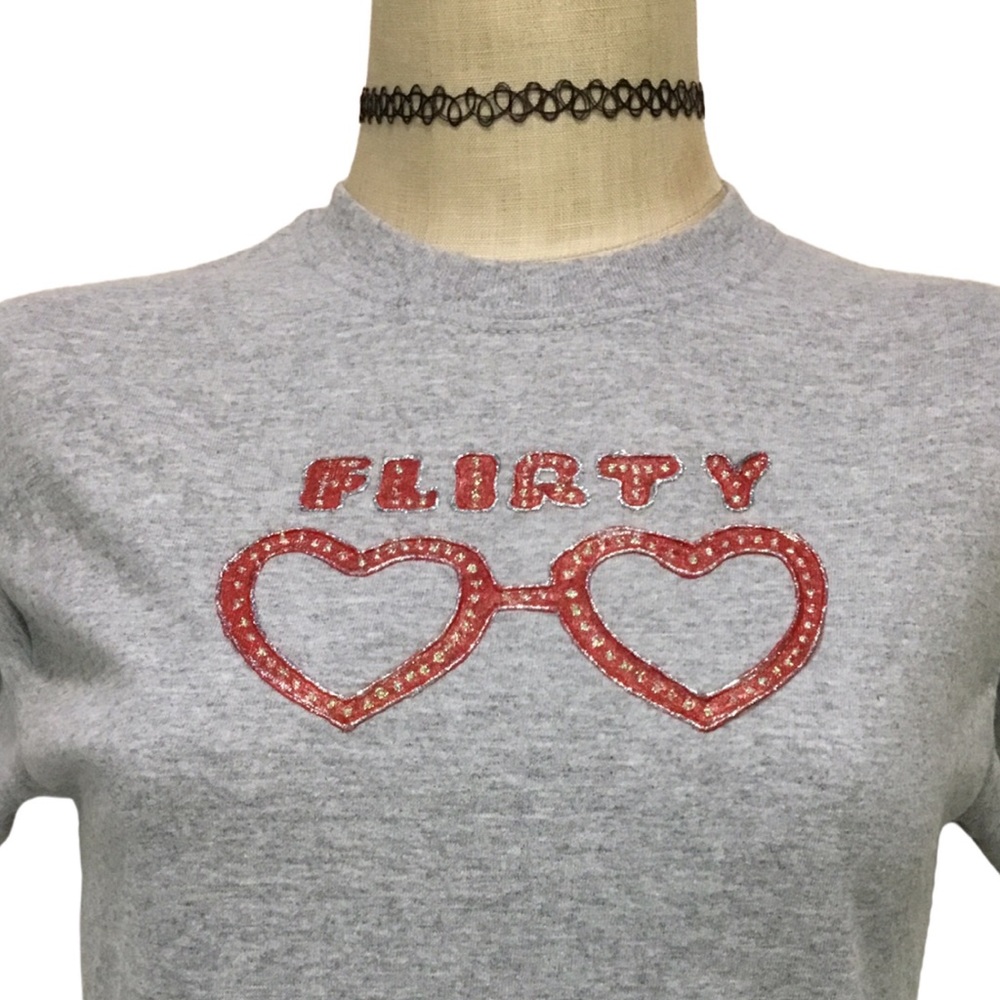 Flirty T-shirt  (Hand Made)